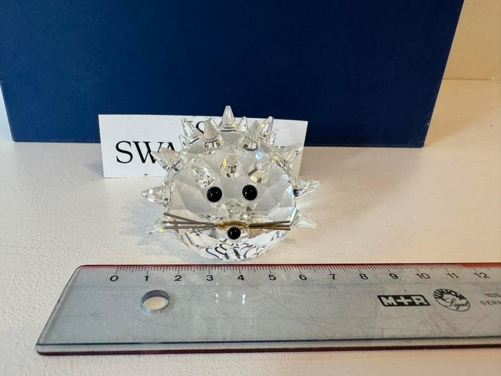 Egel 6cm, Verzamelen, Swarovski, Zo goed als nieuw, Figuurtje, Ophalen of Verzenden