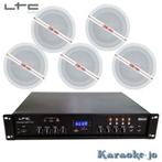 Muziek systeem met 5 x 30 Watt Plafondspeakers, Ophalen of Verzenden, Nieuw, Speakers, Overige merken
