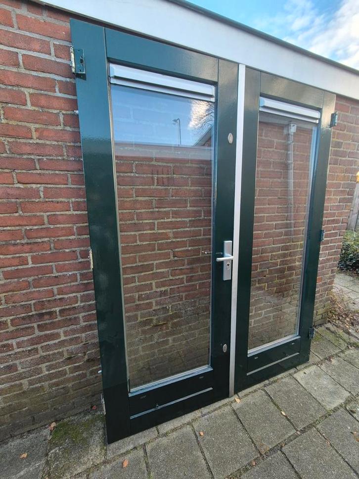 Openslaande deuren, terrasdeuren, tuindeuren, Doe-het-zelf en Verbouw, Deuren en Horren, Gebruikt, Ophalen