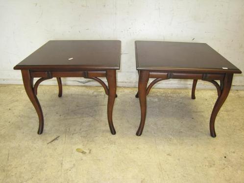 Twee faux bamboe bijzettafels, Huis en Inrichting, Tafels | Sidetables, Gebruikt