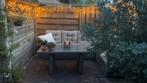 Ibiza lounge Wicker tuintafel met glasplaat, Ophalen of Verzenden, Zo goed als nieuw, Rechthoekig, Wicker