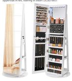 Spiegelkast,sieraden, Ophalen of Verzenden, Zo goed als nieuw, Zwart, Gehele gezicht