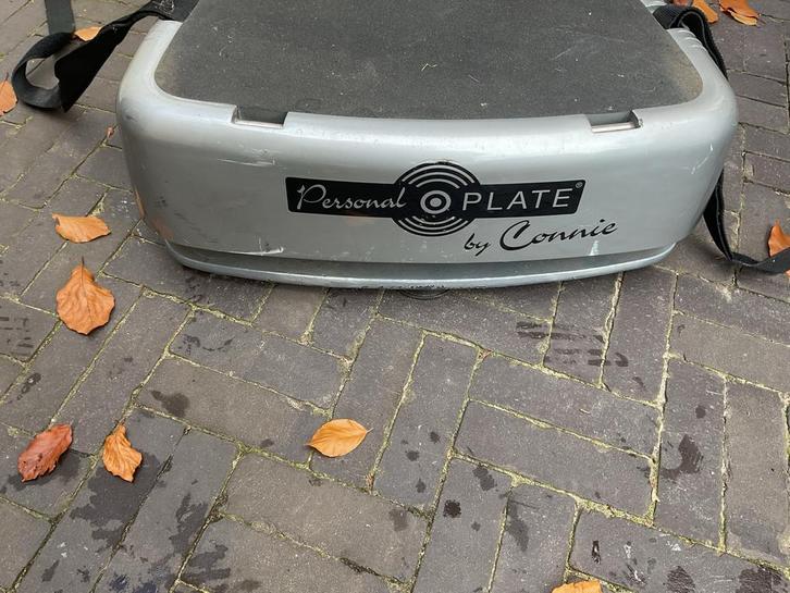 Fitness Trilplaat - Personal Plate by Connie, Sport en Fitness, Fitnessapparatuur, Gebruikt, Trilplaat, Benen, Metaal, Ophalen