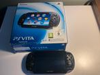 PS Vita Oled 128GB met doos, Spelcomputers en Games, Spelcomputers | Sony PlayStation Vita, Ophalen of Verzenden, Gebruikt, Zwart