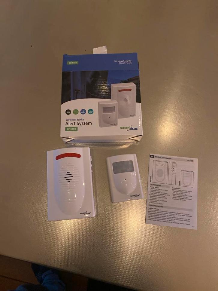 Draadloos Alarmsysteem - GreenBlue GB3400, Doe-het-zelf en Verbouw, Alarmsystemen, Nieuw, Compleet systeem, Beweging, Draadloos
