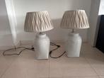 Set van 2 Witte Tafellampen, Ophalen of Verzenden