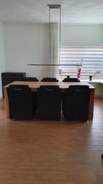 Hanglamp Geborsteld staal/Glas/LED, Ophalen, Gebruikt, Glas, Hanglamp
