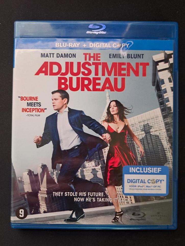 The Adjustment Bureau - Blu-ray, Cd's en Dvd's, Blu-ray, Zo goed als nieuw, Science Fiction en Fantasy, Ophalen of Verzenden