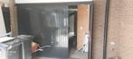 Garage deur met vaste deur hout /metaal, Ophalen of Verzenden, Gebruikt, 225 cm of meer