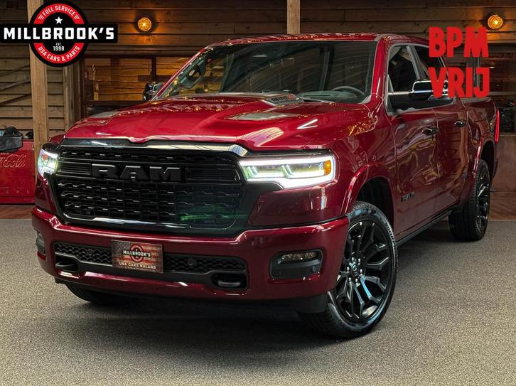 Dodge Ram 1500 Limited H/O 540PK BPM VRIJ, Stoel massage, H/, Auto's, Dodge, Bedrijf, Te koop, RAM 1500, ABS, Achteruitrijcamera