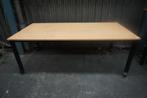 Rijdende tafel bureau 200x100, Ophalen, Met wielen, Gebruikt, Bureau