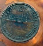 Koper schaaltje met bronzen scheepvaart penning Australië., Verzamelen, Scheepvaart, Ophalen of Verzenden
