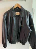 Te koop: NIEUW zwart leren mannenjack, maat 52, merk: Rebel., Maat 52/54 (L), Zwart, Nieuw, Ophalen of Verzenden