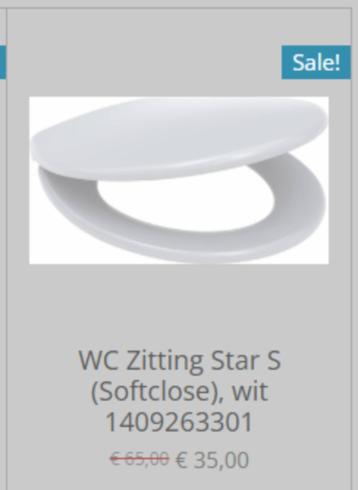 WC Zitting Star S (Softclose), wit 1409263301 beschikbaar voor biedingen