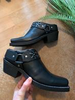 Frye mules 39 40 western clogs bikerboots klompen, -, Zwart, -, Nieuw