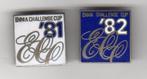2 BROCHES ENNIA CHALLENGE CUP 1981 1982 KUNSTSCHAATSEN (A4), Verzenden, Gebruikt, Overige onderwerpen