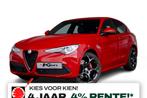 Alfa Romeo Stelvio 2.0 T AWD Veloce | Stoel & stuur verwarmi, Auto's, Alfa Romeo, Automaat, 4 cilinders, Leder, Bedrijf