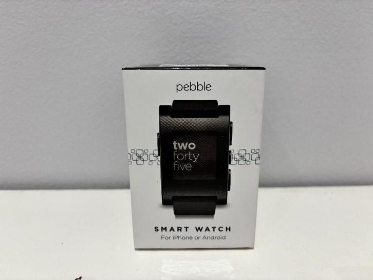 pebble classic 301BL smart watch | new old stock, Sieraden, Tassen en Uiterlijk, Smartwatches, Nieuw, iOS, Zwart, Ophalen