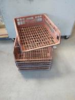 Kratten,  stapelbare Kratten 7 stuks 70dx58bx18hcm, Doe-het-zelf en Verbouw, Kratten en Dozen, Gebruikt, 40 tot 60 cm, 50 tot 75 cm