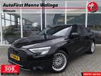 Audi A3 Limousine 30 TFSI Advanced edition|ACC|Carplay|Airco, 65 €/maand, Gebruikt, Zwart, Origineel Nederlands