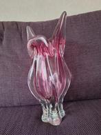 Vaas "Cathead" Josef Hospodka/ Chribska Glass 1960, Antiek en Kunst, Antiek | Glas en Kristal, Ophalen of Verzenden