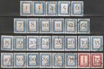 Port No. serie P 80 - P 106 O. ADV. no.52 A., Verzenden, Na 1940, Gestempeld