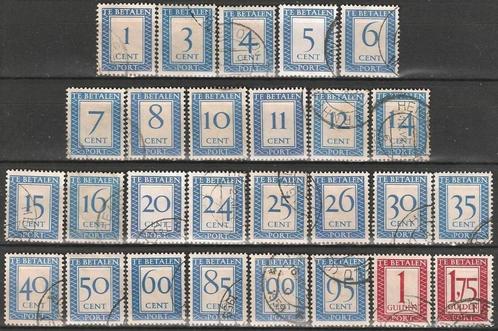 Port No. serie P 80 - P 106 O. ADV. no.52 A., Postzegels en Munten, Postzegels | Nederland, Gestempeld, Na 1940, Verzenden