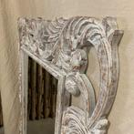 Barok spiegel - houten lijst - wit - 120 x 90 cm -TTM Wonen, 100 tot 150 cm, Nieuw, Info@ttmwonen.nl, 75 tot 100 cm