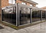 Glazen schuifwand terras deuren schuif pui tegen uv, Doe-het-zelf en Verbouw, Kozijnen en Schuifpuien, Overige materialen, Zo goed als nieuw