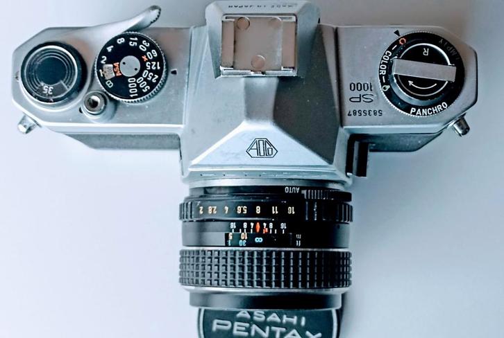 Asahi Pentax Spotmatic SP1000 + Super Takumar 55mm, Audio, Tv en Foto, Fotocamera's Analoog, Gebruikt, Spiegelreflex, Pentax, Ophalen of Verzenden