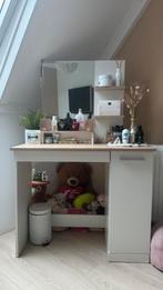 Toilettafel/ bureau met spiegel, Ophalen, Gebruikt
