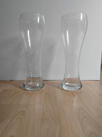 2 vazen van glas., Minder dan 50 cm, Glas, Ophalen of Verzenden, Zo goed als nieuw