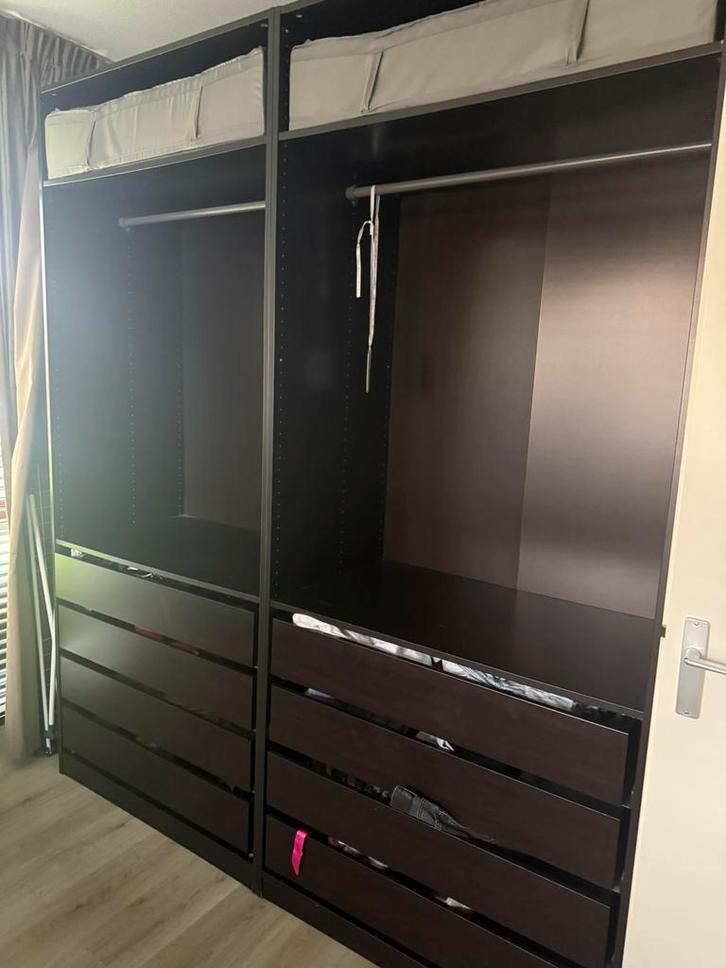 Ikea pax kasten, Huis en Inrichting, Kasten | Kledingkasten, Zo goed als nieuw, 200 cm of meer, 25 tot 50 cm, Met lade(s), Met hangruimte
