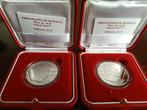 Monaco, 10 euro 2012 zilver PROOF (2x), Zilver, Ophalen of Verzenden, Monaco, 10 euro