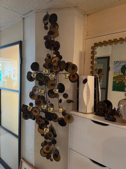 Vintage sculpture van Curtis Jere Rain drops Artisan house, Antiek en Kunst, Kunst | Designobjecten, Ophalen