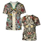 Japans t-shirt 2 (heren mannen shirt draken geest aziatisch), Verzenden, Nieuw