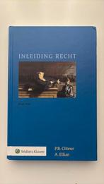 P.B. Cliteur - Inleiding recht, Boeken, Verzenden, Sociale wetenschap, Zo goed als nieuw, P.B. Cliteur; A. Ellian