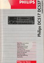 Gebruiksaanwijzing Philips DC517 DC537 Cassette Receiver, Gelezen, Ophalen of Verzenden, Philips, Overige onderwerpen