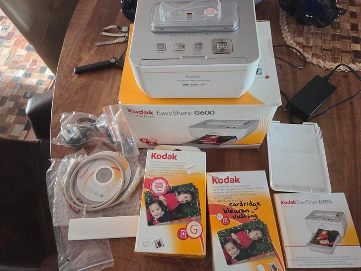 1x Gebruikt Kodak EasyShare G600 Printer dock +cartridge, Audio, Tv en Foto, Fotografie | Fotopapier, Zo goed als nieuw, Ophalen of Verzenden