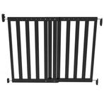 Nieuw Noma houten traphekje zwart, nieuw in doos, Kinderen en Baby's, Traphekjes, Nieuw, Ophalen of Verzenden, Schroefhekje, Hout