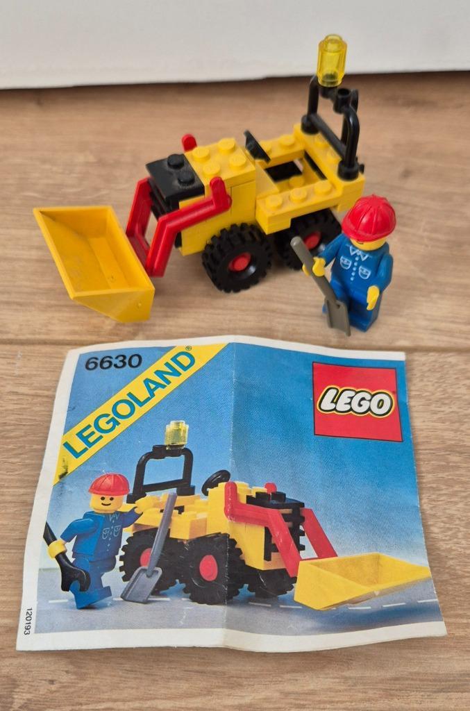 Vintage lego. 6630. Graafmachine / Laadschop., Kinderen en Baby's, Speelgoed | Duplo en Lego, Gebruikt, Lego, Complete set, Ophalen of Verzenden