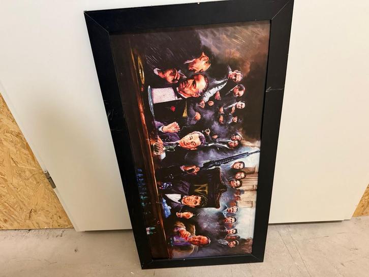 Scarface Schilderij - Tony Montana, Huis en Inrichting, Woonaccessoires | Schilderijen, Tekeningen en Foto's, Zo goed als nieuw