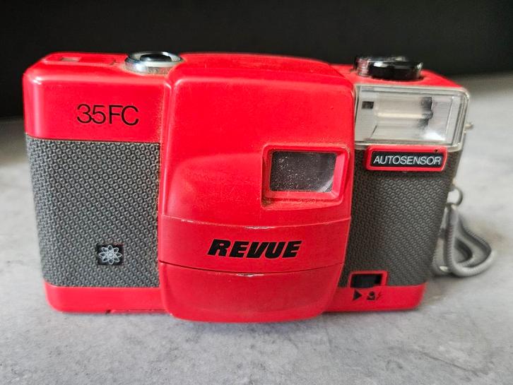 Revue 35 FC Vintage Camera, Audio, Tv en Foto, Fotocamera's Analoog, Gebruikt, Compact, Overige Merken, Ophalen of Verzenden