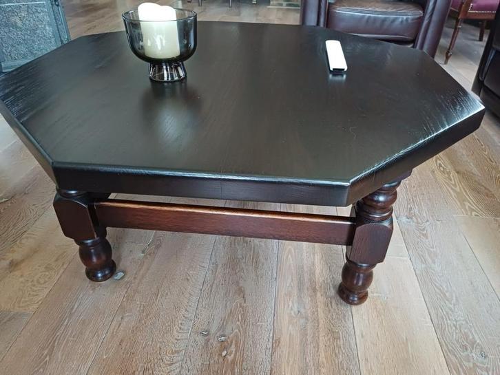 Zeshoekige Salontafel - Antiek & Uniek!, Huis en Inrichting, Tafels | Salontafels, Gebruikt, Minder dan 50 cm, 50 tot 100 cm, Overige vormen