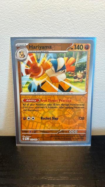 Hariyama 113/193 Paldea Evolved reverse holo pokemon kaart beschikbaar voor biedingen
