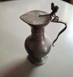 Antiek tinnen kannetje met engelmerk, Antiek en Kunst, Antiek | Tin, Ophalen of Verzenden