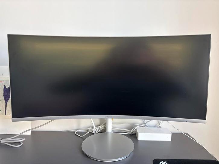 Samsung 34" Curved Monitor LC34J791WTRXEN - Zo Goed Als Nieu, Computers en Software, Monitoren, Zo goed als nieuw, 101 t/m 150 Hz