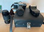 Canon AE-1 met 2 lenzen en flitser, Ophalen, Gebruikt, Spiegelreflex, Canon