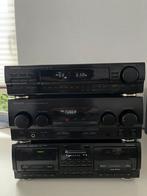 Kenwood midi set stereo tuner, versterker, cassettedeck, cd, Ophalen, Gebruikt, Speakers, Overige merken