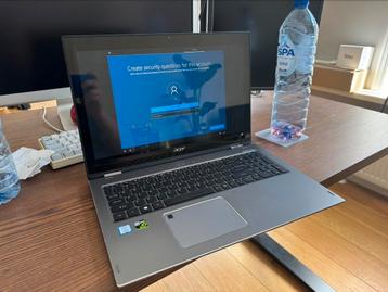 Acer Spin laptop - i7 - gtx 1050 - touchscreen + pen + tas beschikbaar voor biedingen